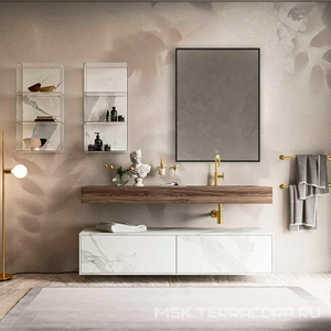 Зеркало 600x800х30мм, с встроенным по периметру светильником, сенсорным выключателем и диммером, (окантовка цв.черный), Vincea ZZ Vincea Универсал VLM-3VN600B