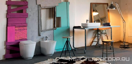 Раковина накладная 60х38хh15см, без отв.д/смесит., без перелива, (цв.белый),  ZZ Kerasan Tribeca 514101