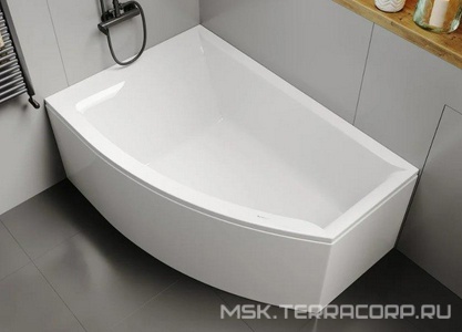 Ванна угловая160x105xh45см, левая, без панели и каркаса, (акрил цв.белый), Veronela ZZ Vagnerplast veronela VPBA160VEA3LX-04