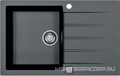 Мойка кухонная Alveus Cadit Granital 20 carbon| 50x79x20