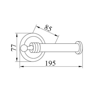 Держатель туал. бумаги без крышки , крепеж в комплекте, цв бронза ZZ Boheme Hermitage 10335