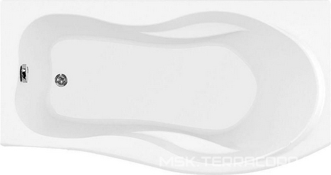 Акриловая ванна Aquanet Borneo 170x90 L с каркасом| 169x89x46