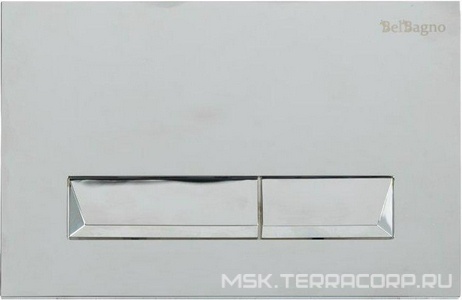 Кнопка смыва BelBagno MARMI, цвет-хром глянцевый  ZZ BelBagno Marmi bb010-mr-chrome