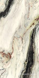 Керамогранит для пола и стены Ariostea Ultra Marmi PANDA WHITE Glint  150x300 UM6G300690