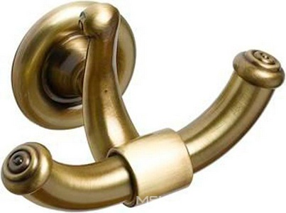 Крючок двойной (цв.бронза),  ZZ Pomd'or Windsor 26.30.02.011