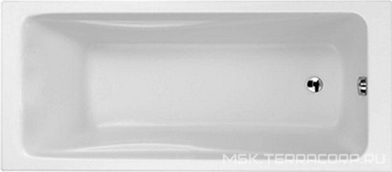 Ванна акриловая Odeon Up 180x80 см,  БЕЗ каркаса (арт.SF145RU-NF), сифона, ручек и фронтальной панели арт.E6329RU-00, белая ZZ