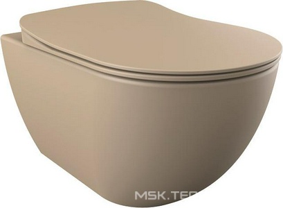 Унитаз подвесной CAPPUCINO FE320.F0100, без крышки KC0903.01.0800E, ZZ Creavit Free FE320-11CM00E-0000