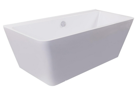 Ванна из искусственного камня 169x75, без сифона, цв. белый глянец Aqua de Marco  1170WDAN