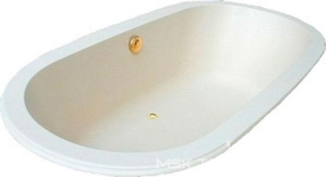 Ванна 1750х890мм, овальная, из материала "Ceralite", (цв. белый глянец), Athena ZZ