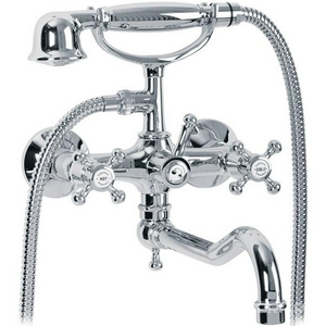 Смеситель для ванны, с поворотным изливом, лейка в компл., (цв.хром),  ZZ Migliore Lady 18823