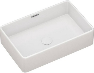 Раковина керамическая накладная Aquanet PERFECT-3 550х435х140 (00273673),БЕЗ отверстия под смеситель, ZZ