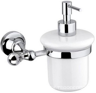 Дозатор настенный керамический, (цв.хром),  ZZ Cezares Olimp OLIMP-SOI-01-M