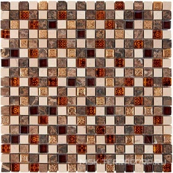 721 из мрамора и стекла (чип 15x15) 30х30