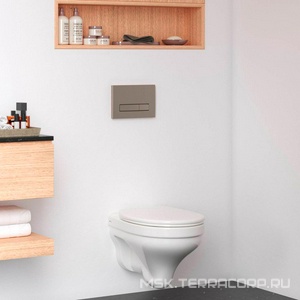 Клавиша  Line,  для инсталляции , двойной смыв, цв. матовый никель, ZZ Berges ATOM 049229