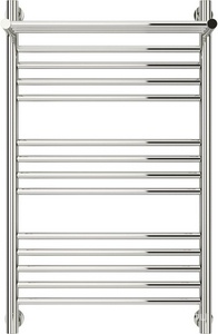 Полотенцесушитель "+" 800x500 мм, прямая перекладина, с полкой, подключ. 3/4, комплектующие в комплекте, хром ZZ Сунержа Богема 00-0223-8050