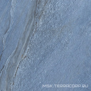 Керамогранит для пола Fioranese marmorea intensa Azul Bahia matt/rett (п.п.) 74X74 Голубой M5756R