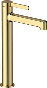 Смеситель для раковины, высокий, без донного клапана, цв.матовое золото ESKO Sochi SC25Gold