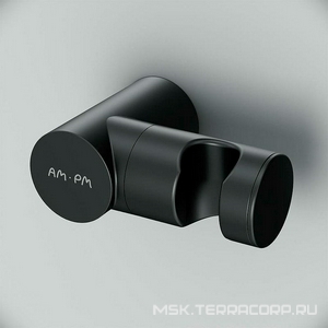 Держатель для душевой лейки , цв. черный ZZ AMPM Универсал F0500822