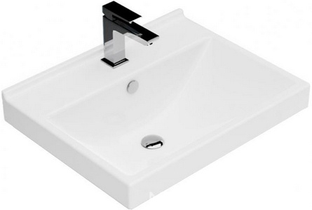 Раковина - 50 см, для мебели, белая ZZ Mirsant Next УТ000097790