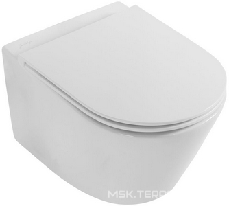 Крышка-сиденье для унита RODIN+ тонкое с микролифтом, цв. белый Jacob Delafon Rodin+ E23280-00