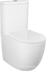 Унитаз компакт напольный MANACOR, безободковый, крышка-сиденье с микролифтом и бачок в комплекте XX