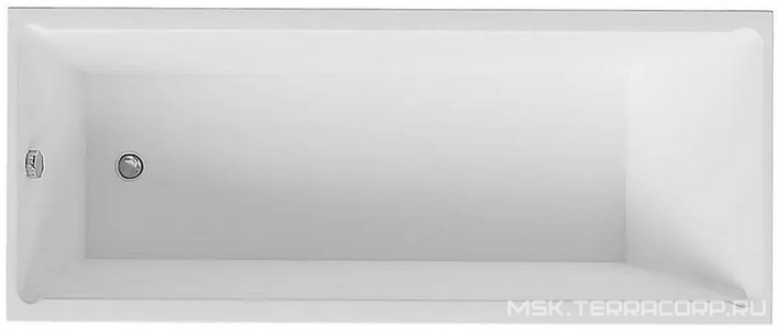 Ванна акриловая 170х70 см, БЕЗ каркаса, панелей и слива-перелива, ZZ Azario LILIANA AV.0012170