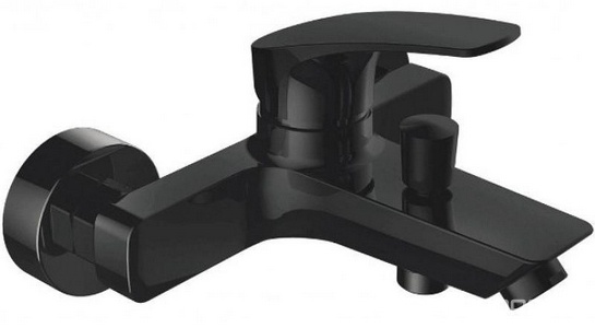 Смеситель для ванны   Black, цвет черный ZZ Aquanet Static AF330-20B