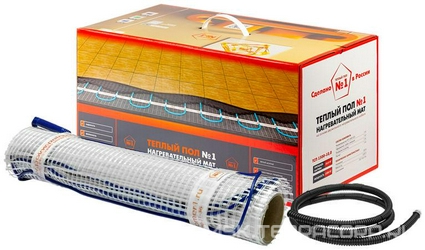 Комплект двухжильного нагревательного мата "Теплый пол №1" ТСП-750-5 м2