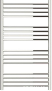 Полотенцесушитель "-Профи" прямая 1000х500 см, хром ZZ Сунержа Богема 00-5102-1050