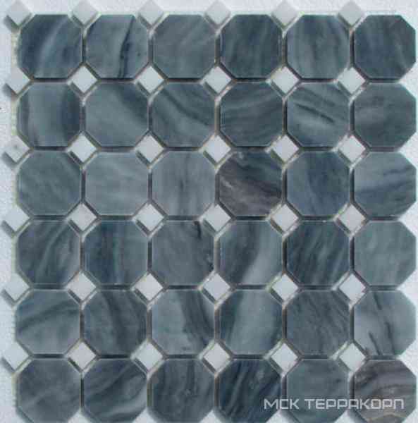 Мозаика из камня на сетке М20-216Р ZZ |30.5x30.5