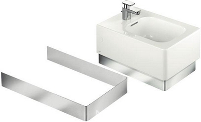 Декоративная панель, цвет хром, для унитаза и биде Kludi XX