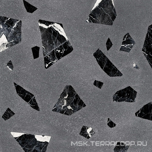 Керамогранит для пола и стены Ergon Medley Dark Grey Rock Nat. Rett.ZZ 60x60 EH8S