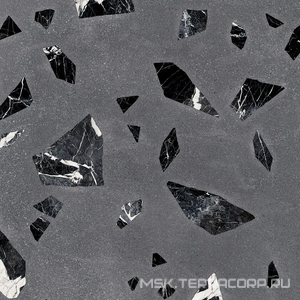 Керамогранит для пола и стены Ergon Medley Dark Grey Rock Nat. Rett.ZZ 60x60 EH8S
