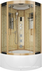 Душевая кабина Niagara Lux 7710G золото| 100x220x100