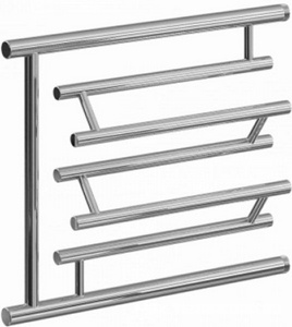 Полотенцесушитель "" 500*500 мм, БЕЗ полочек, БЕЗ уголков, сгонов, хром KL Ника ПМЗ 580550200 (ПМЗ 50/50 / БЕЗ ПОЛОЧКИ)