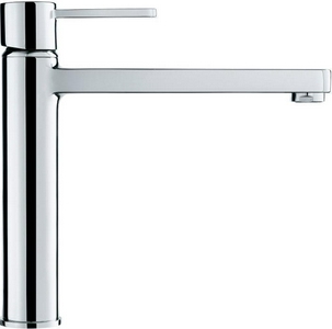 Смеситель для кухни, однорычажный, без донного клапана, гибк.подв., хром XX Kludi Zenta 389730575