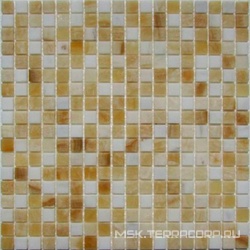 Мозаика из камня на сетке N20-206-15Р ZZ |30.5x30.5