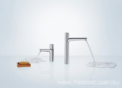Смеситель для раковины, с д/к, (цв.хром),  ZZ Hansgrohe Talis Select E 71750000