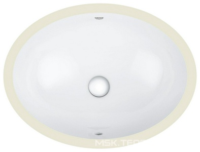 Раковина встраиваемая под столешницу 56x42x21см, цвет белый ZZ Grohe BauCeramic 39423000