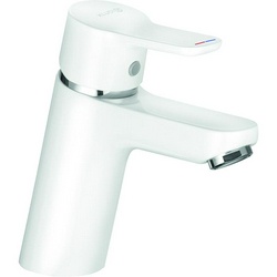 Смеситель для раковины, без донного клапана, цв.белый XX