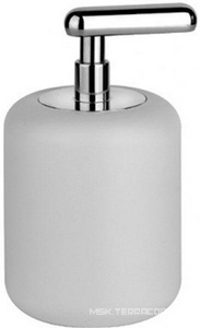 Дозатор настольный, (белая керамика, цв. хром),  ZZ Gessi Goccia 38037 031