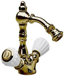 Смеситель для биде на 1 отв.с д/к, (цв. золото) Righe Z XXZ