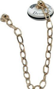 Пробка с цепочкой и сливной арматурой для раковины, (латунь) D&D ZZ Devon & Devon Универсал MARD1045