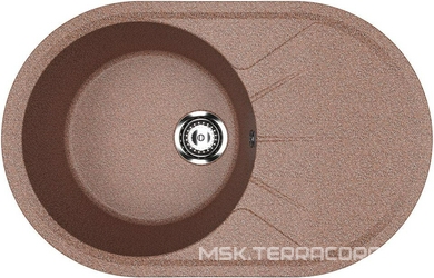 Мойка кухонная Ulgran U-503-307 терракот| 48x75x20