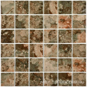 Мозаика Amuletto Leaf  (4.5x48x48) 30x30 Bonaparte Керамическая мозаика n175154