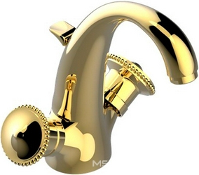 Смеситель на раковину, на 1 отв., с д.к. (цв. латунь (Luxbrass)) Vendome ZZ