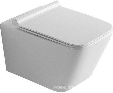 Унитаз подвесной, безободковый, сиденье с микролифтом в комплекте Aquanet Aquanet 261954