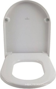Сиденье для унитаза, с микролифтом, (цв. 01 white),  Villeroy & Boch Subway 9M55S101