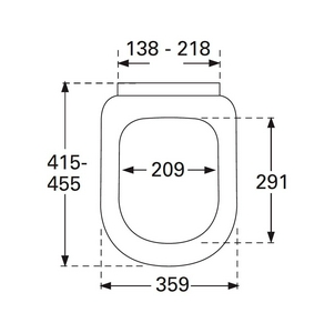 Сиденье для унитаза, с микролифтом, (цв. 01 white),  Villeroy & Boch Subway 9M55S101
