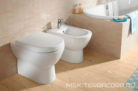 Сиденье для унитаза, с микролифтом, (цв. 01 white),  Villeroy & Boch Subway 9M55S101